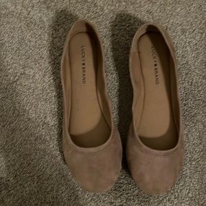Tan Lucky Brand slip on